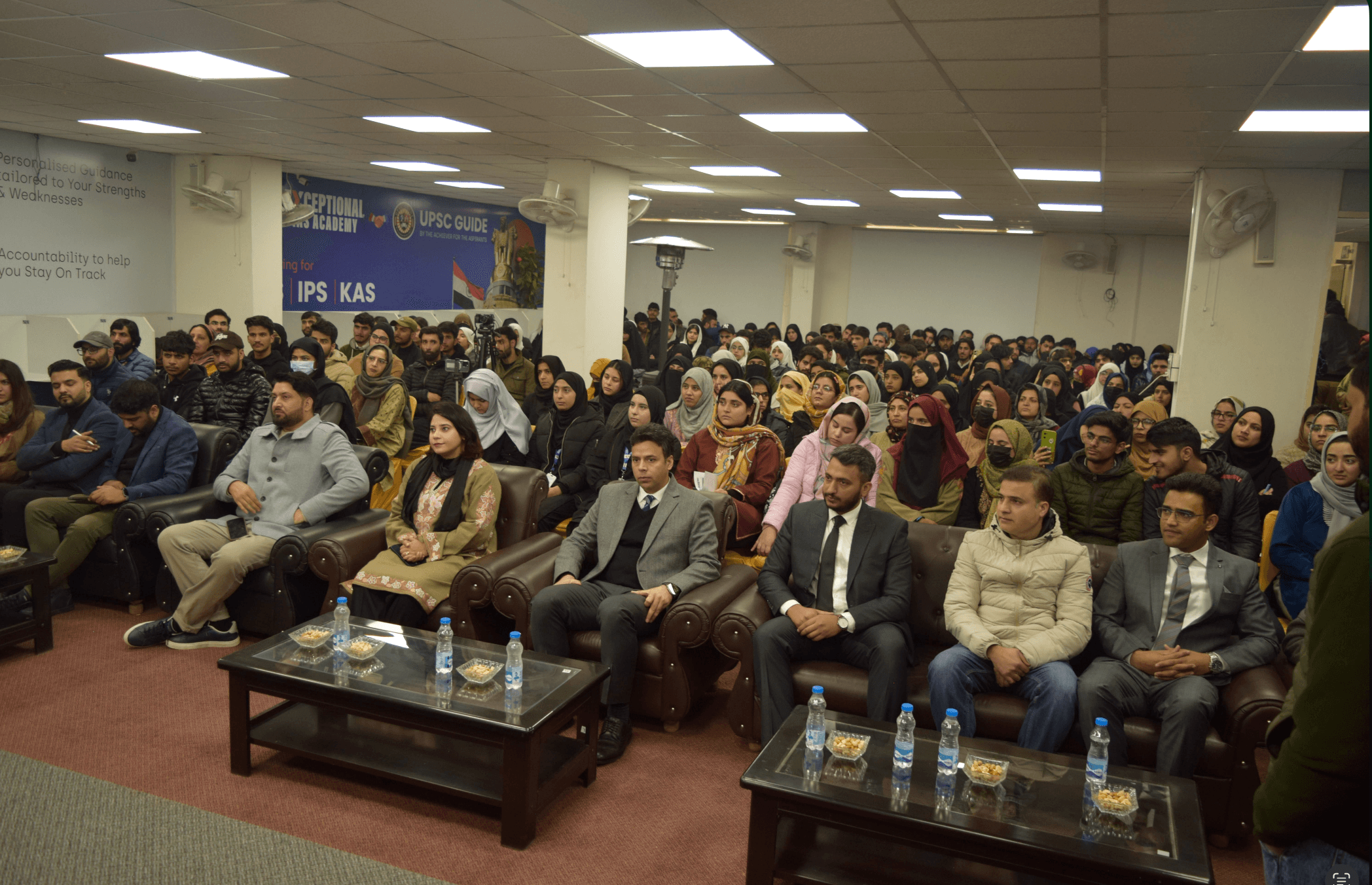 Students and faculty at Exceptional Academy Srinagar